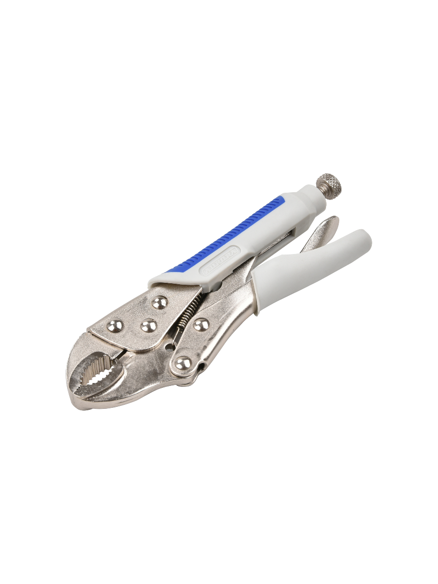 Фото Ручной зажим Aurora с полукруглыми губками и фиксатором 185 мм от001001420