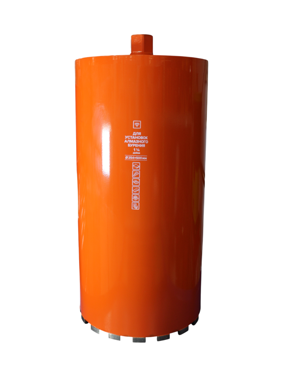 Фото Коронка алмазная КРАТОН (254х500 мм; 1 1/4") для установок алмазного бурения от002004090