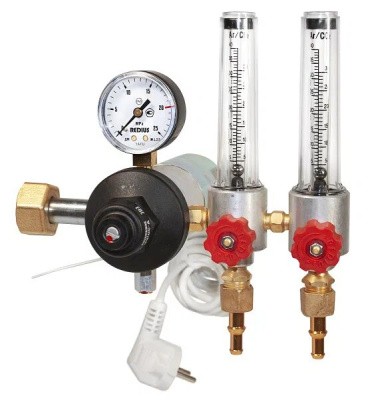 Регулятор расхода газа Redius универсальный с подогревателем 220В У-30/АР-40-КР1П1-Р2 (220В)