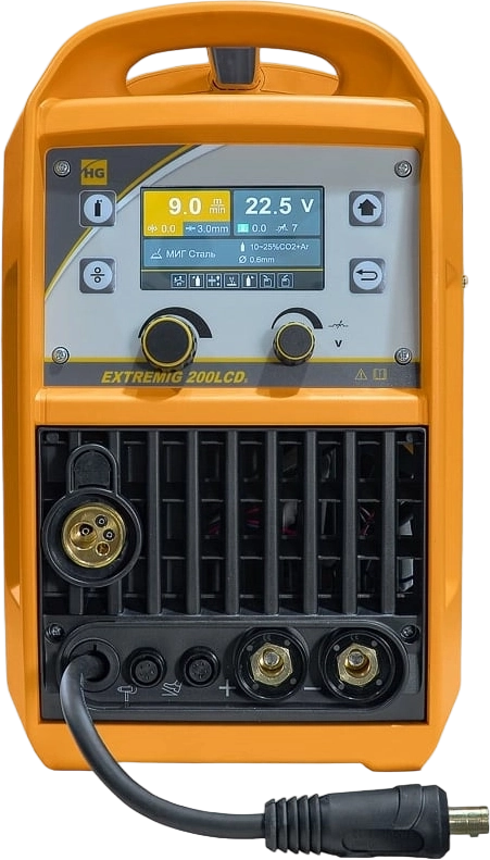 Фото Полуавтомат сварочный HUGONG EXTREMIG 200 III LCD уценка от011000229
