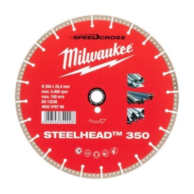Диск алмазный STEELHEAD 350 (RU) 350х25.4 мм Milwaukee 4932478709
