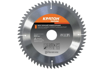 Диск пильный универсальный Кратон PROFESSIONAL Ø250х32/30х2,8 мм, 80Т