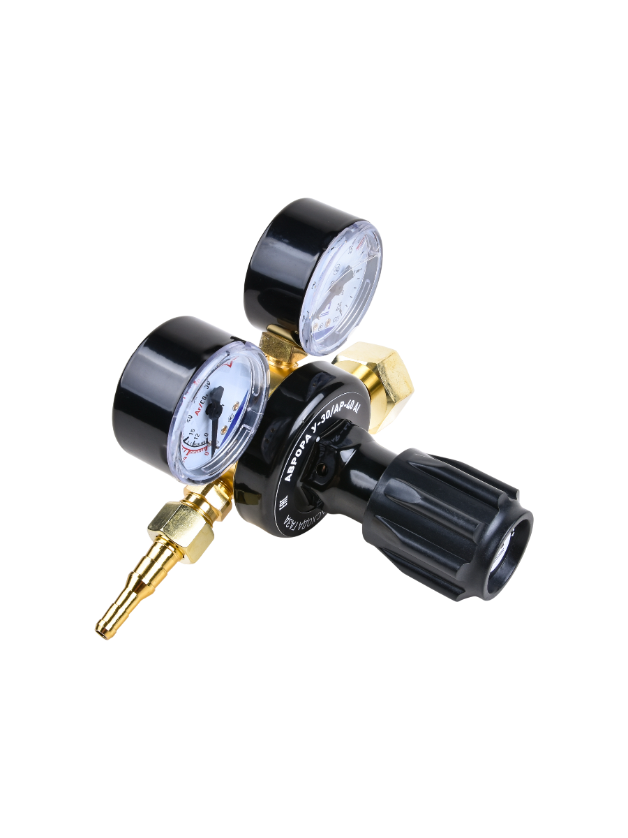 Фото Регулятор расхода газа Aurora У-30/АР-40, алюминий от001001396