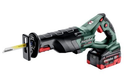 Аккумуляторная сабельная пила Metabo SSE 18 LTX BL З/У ASC 145 2x8,0 А·ч