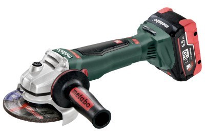 Аккумуляторная угловая шлифмашина Metabo WB 18 LTX BL 125 Quick 2x8.0 LiHD