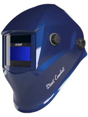 Сварочная маска START COMFORT АСФ 505 (Синий глянец, Индивидуальная коробка)