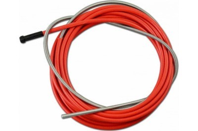 Кабель-канал для бочки d-4/10 мм, обжатый, красный (10 м)