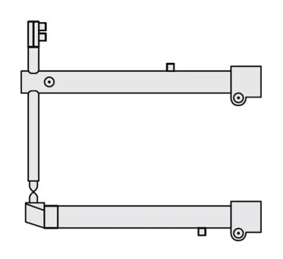 Комплект плеч Fubag 45х800 мм наклонные с уменьшенным электрододержателем для серии RS 35i