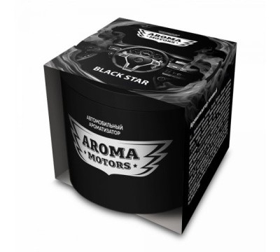 Ароматизатор гелевый GRASS "Aroma Motors" BLACK STAR 