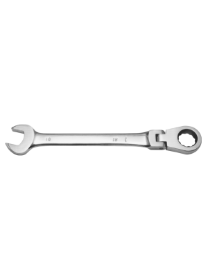 Ключ комбинированный карданный с трещоточным механизмом Кратон 08 мм