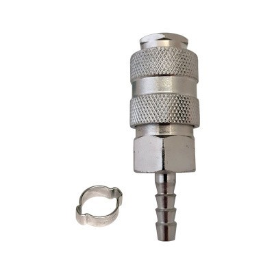 Разъемное соединение Fubag рапид (муфта), елочка 6мм с обжимным кольцом 6х11мм