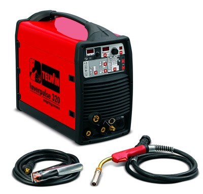Сварочный полуавтомат Telwin INVERPULSE 320 MIG/TIG/MMA 400V + ACC