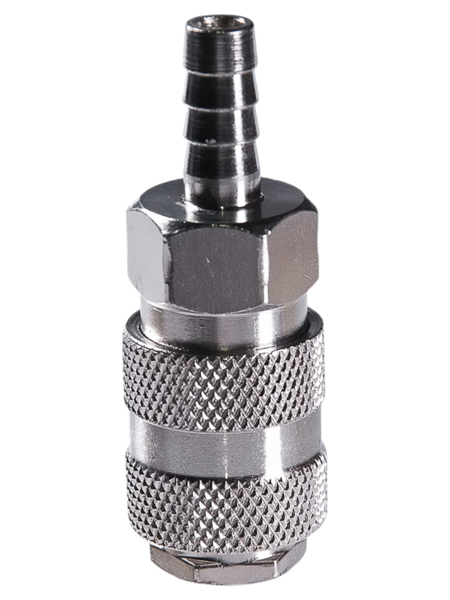 Фото Соединение разъемное Fubag рапид (муфта) елочка 8 мм с обжимным кольцом 11 х 13 мм блистер 1 шт от004001352