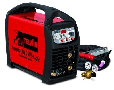 Сварочный аппарат Telwin SUPERIOR TIG 251 DC-HFLIFT VRD 400V+ACC