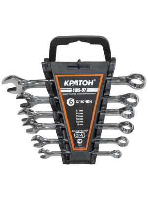 Набор ключей комбинированных Кратон CWS-07 6 пр.
