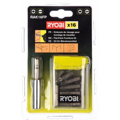 RYOBI 16pcs набор бит "IKEA" RAK16FP 5132002679
