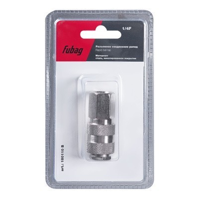 Разъемное соединение Fubag рапид (муфта), 1/4 дюйма F, внутр. резьба, блистер 1 шт