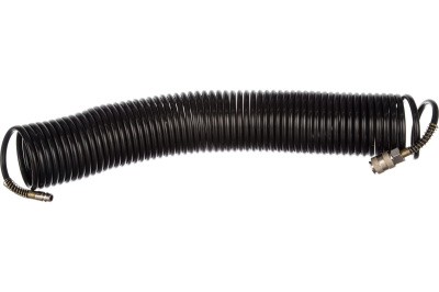 Шланг спиральный с фитингами рапид Fubag, нейлон, 10бар, 6x8мм, 15м