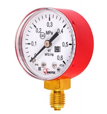 Манометр Оберон МП2-Уф 0-0,6 МПа мет. корпус d50 (с поверкой)