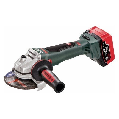 Аккумуляторная угловая шлифмашина Metabo WB 18 LTX BL 125 Quick + 2 аккумуляторных блока LiHD