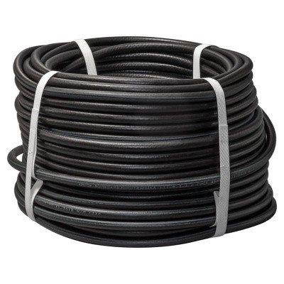 Рукав ПТК кислород черный (с синей полосой) d. 6,3