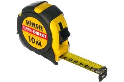 Рулетка Biber DIREKT обрезиненный корпус 10м*25мм 40105 тов-054502