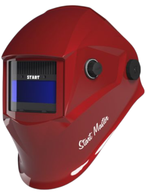 Сварочная маска START MASTER АСФ 605 (Красный глянец, Индивидуальная коробка)