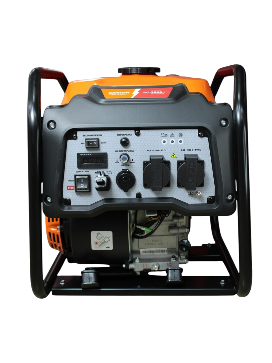 Фото Генератор бензиновый инверторный открытого типа Кратон GG-3500i от002004166