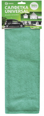 Салфетка микрофибровая GRASS, 220 г/м, 35х40см (1шт)