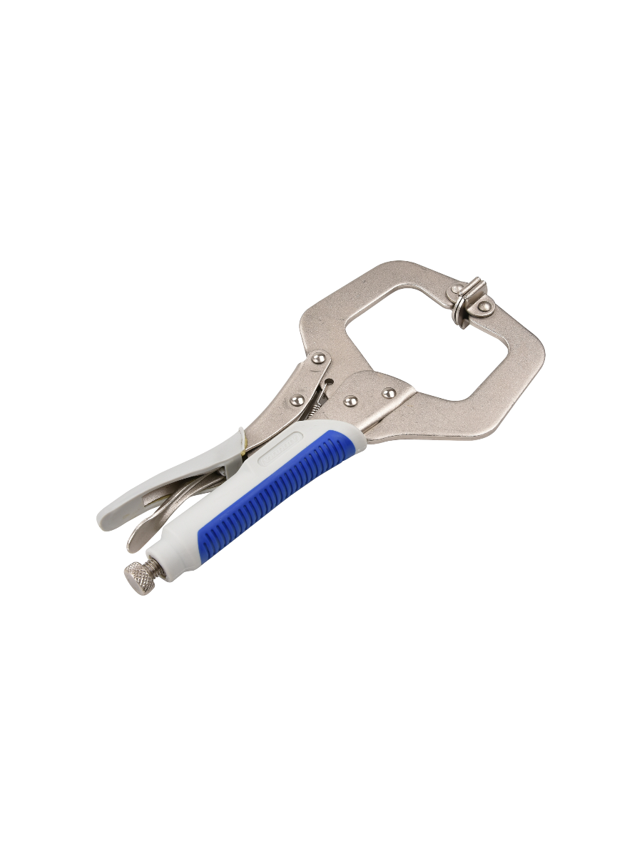 Фото Ручной зажим Aurora с С-образными губками и фиксатором 275 мм от001001424