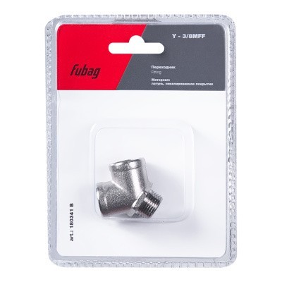 Переходник Fubag Y - 3/8 дюйма MFF, блистер 1 шт