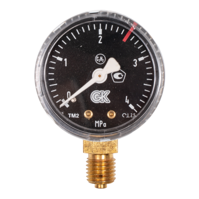Манометр Krass ацетиленовый 0,4 МПа