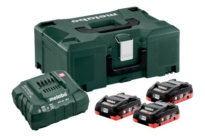 Комплект Metabo Basic-Set 3 аккумулятора + зарядное устройство