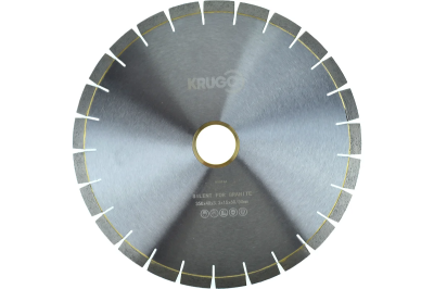 Диск алмазный Krugo сегментный по граниту, бесшумный