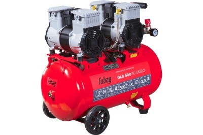 Компрессор безмасляный малошумный Fubag OLS 500/50 CM2х2