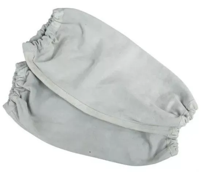 Нарукавники спилковые "эконом", серые (нить армированная 70ЛЛ)