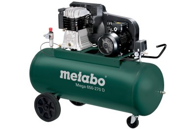 Ременной двухступенчатый компрессор Metabo MEGA 650-270 D