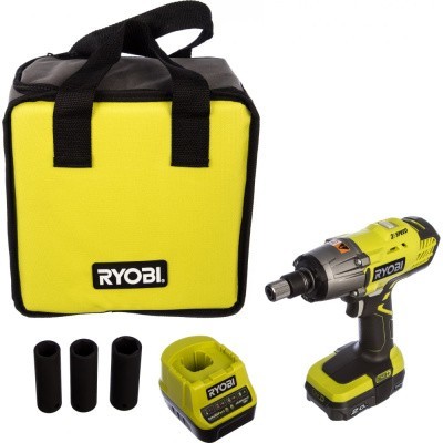 Смотреть ryobi one+ гайковерт аккумуляторный r18iw3-120s 5133003574 на сайте «От и До.ру» Ryobi ONE+ Гайковерт аккумуляторный R18IW3-120S 5133003574