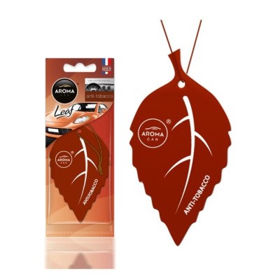 Ароматизатор подвесной AROMA Car Листик антитабак