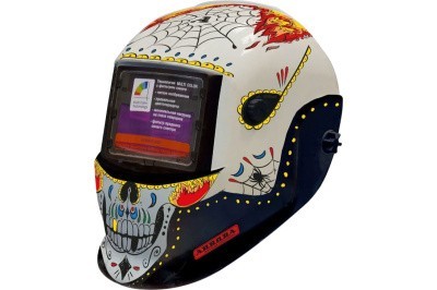 Маска сварщика "Хамелеон" A777c (9-13DIN) SKELETON FIRE
