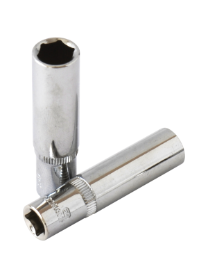 Головка торцевая Кратон удлиненная 6-гранная 1/4" 14 мм