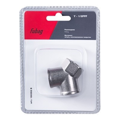 Переходник Fubag Y - 1/2 дюйма FFF, блистер 1 шт