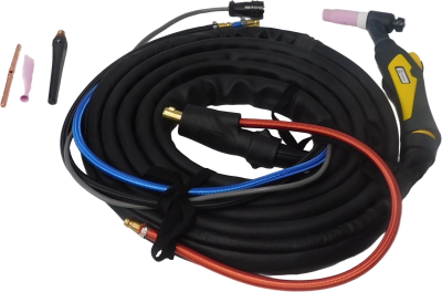 Горелка сварочная HUGONG TIG с жидкостным охлаждением, ДУ током (5-pin) WP-18 (4м.)