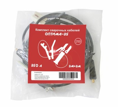 Комплект сварочных кабелей Оберон-35, 350 А, 3+3 м, тип разъема 35-50