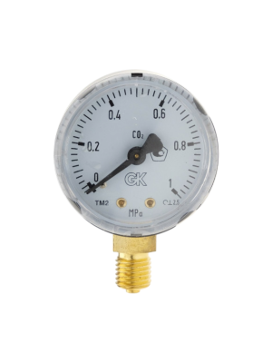 Манометр Кислородный 0,5/0,8 МПа, 50 мм, G1/4" KRASS