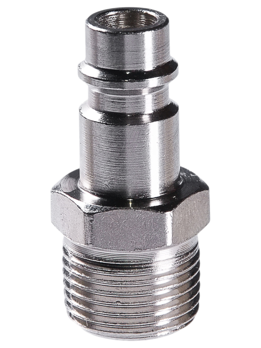 Фото Соединение разъемное Fubag рапид (штуцер) 1/4" M наружняя резьба блистер 1 шт от004001377