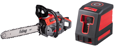 Бензопила Fubag FPS 37 + Уровень лазерный Crystal 10R VH