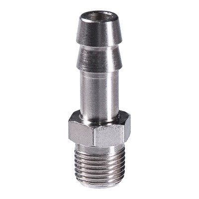 Переходник Fubag 1/8 дюйма M на елочку 8мм с обжимным кольцом 11Х13мм