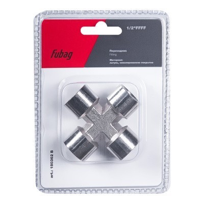 Переходник Fubag 1/2 дюйма FFFF, блистер 1 шт