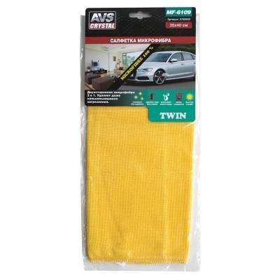 Салфетка AVS микрофибра с абразивной сеткой  35 х 40 см